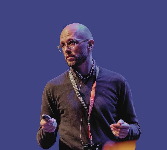 Portrait of me with AI visualization